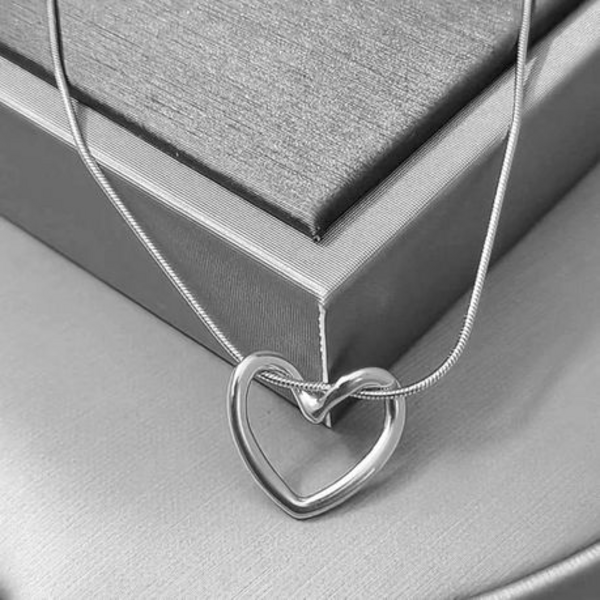 Love at First Sight: The Elegant Hollow Heart Pendant - Image 17