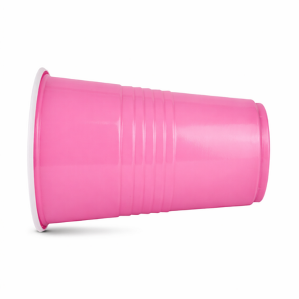 50 Disposable Party Cups - 470ml / 16oz Sturdy Plastic Drinking Cups