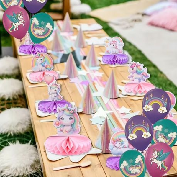Unleash the Magic with Our 5-Piece Unicorn-themed Party Balloons!