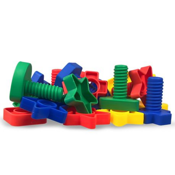 Nuts & Bolts Building Interlocking Set Toys for Kids - 40 Piece