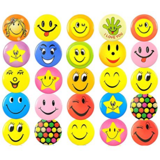 Happy Pins, Happy People: Spread Positivity with Our Smiley Faces Favors!