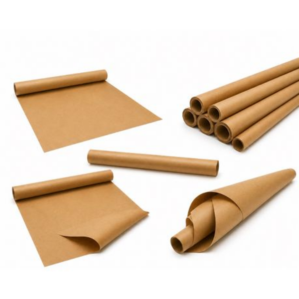 Brown Kraft Paper Roll - 1.2m x 10m - Light - Eco-Friendly - Packing Craft