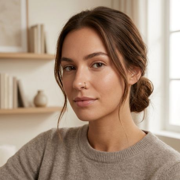 Elevate your style with simplicity and elegance nose ring - Image 7