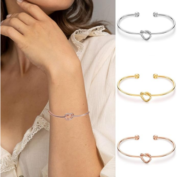 Love is in the Loop and on Your Wrist - The Love Knot Bangle & Ring Set! - Image 3