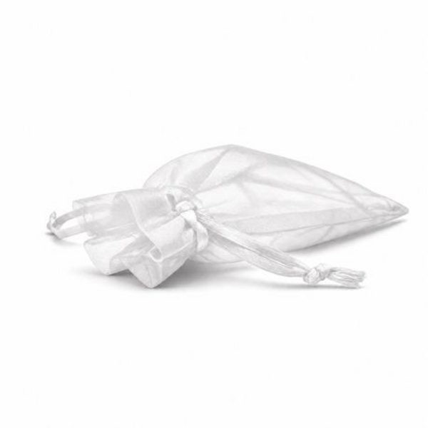 50 Organza 7cm × 9cm Bags in White, Black, Gold, Silver, Black and Red - Image 24