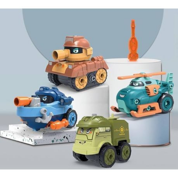 Mission Ready: Set of 2 Military Take Apart and Reconstruct Vehicles