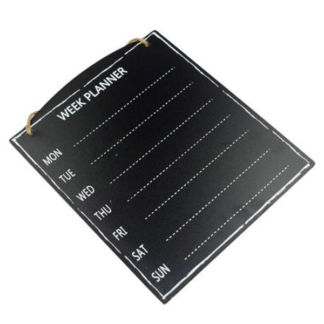 Stay Organized in Style: Classic Mini Weekly Planner Chalkboard