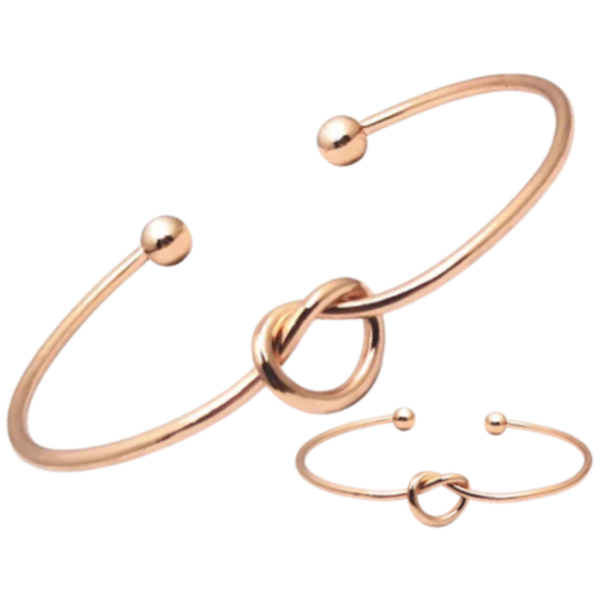 Love is in the Loop and on Your Wrist - The Love Knot Bangle & Ring Set! - Image 2