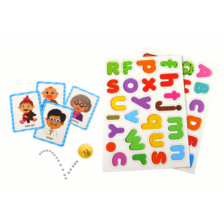 Kids Learning Made Fun: Magnetic Boards with Colour Alphabet Shapes