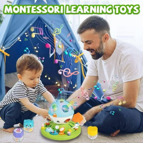 Learn & Play: Baby Musical Shape Sorter & Fine Motor Toy -18+ Months - Image 4