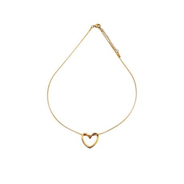 Love at First Sight: The Elegant Hollow Heart Pendant - Image 4