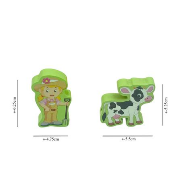Saddle Up for Learning: STEM Montessori Lacing & Free Play Animal Farm Set - Image 5