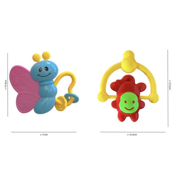The Sensory Symphony Rattles for Cuties (0m+)