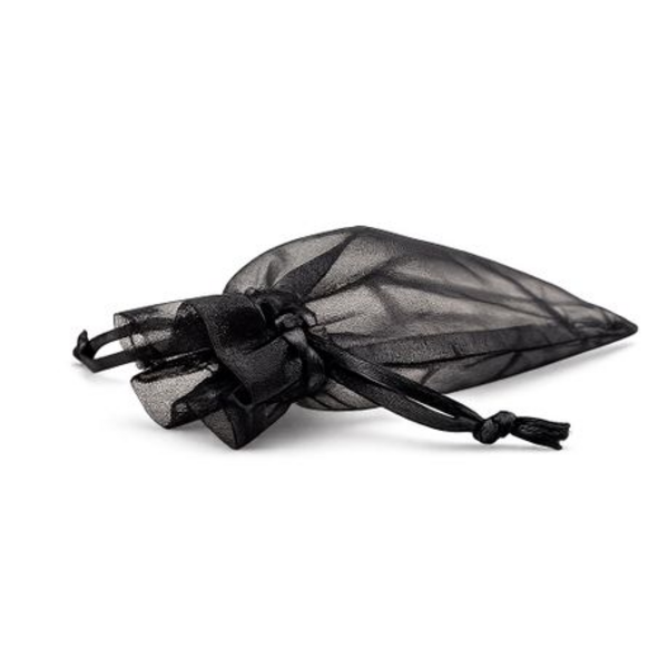 50 Organza 7cm × 9cm Bags in White, Black, Gold, Silver, Black and Red - Image 8