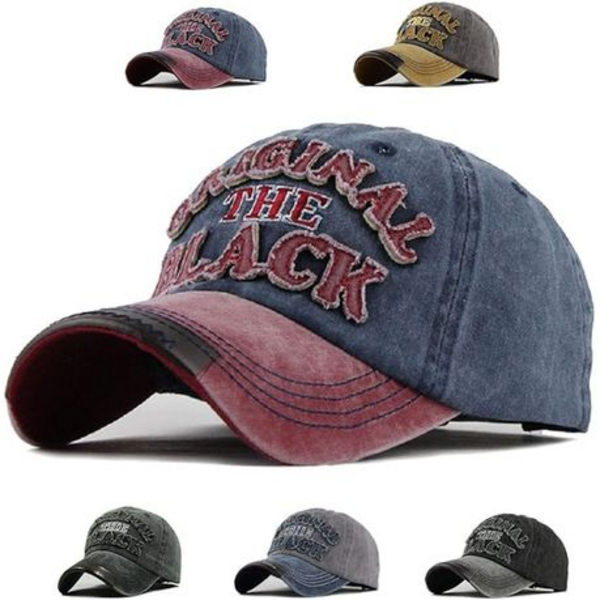 Black - Step Up Your Style with the Washed Classic Vintage Retro Baseball Cap! - Image 14