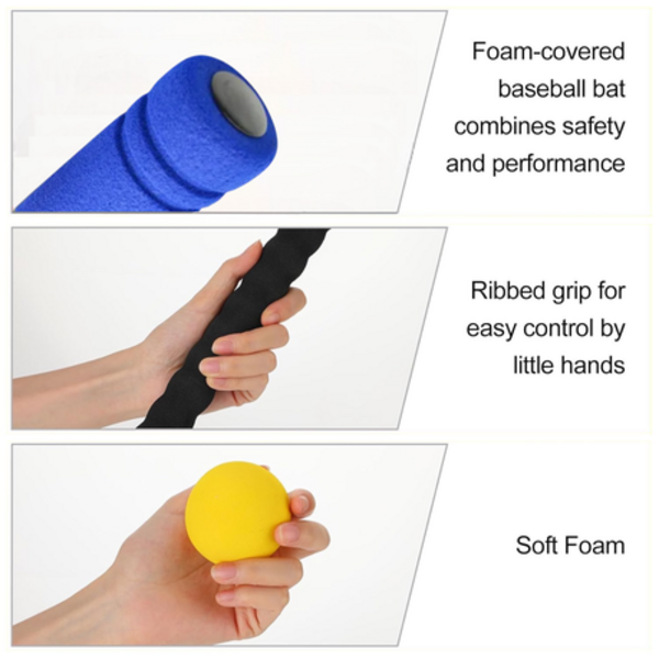 Hit a Home Run with Our Soft Foam Baseball Set - Image 6