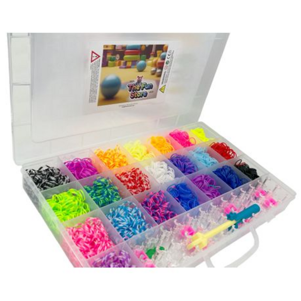 Loom Band Starter Kit - Create Endless Designs 22 Assorted Color Bands