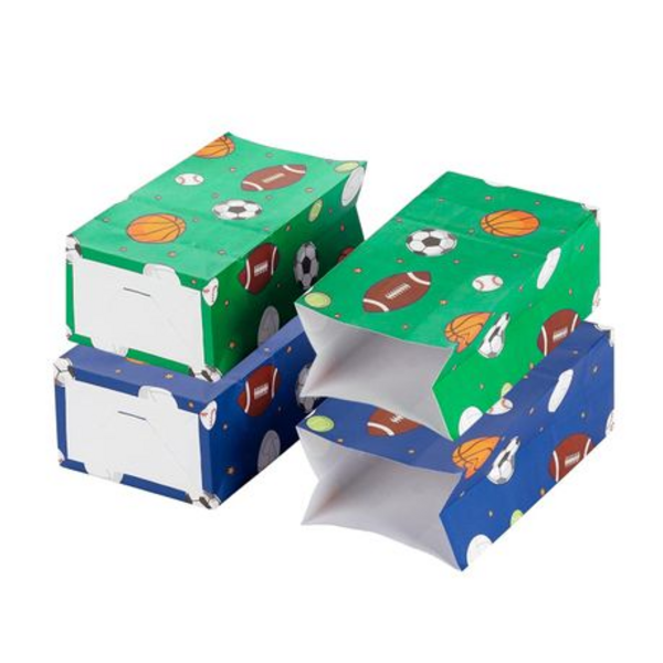 Score Big with Our 24-Piece Sports Balls Themed Gift Bags & Stickers. - Image 7