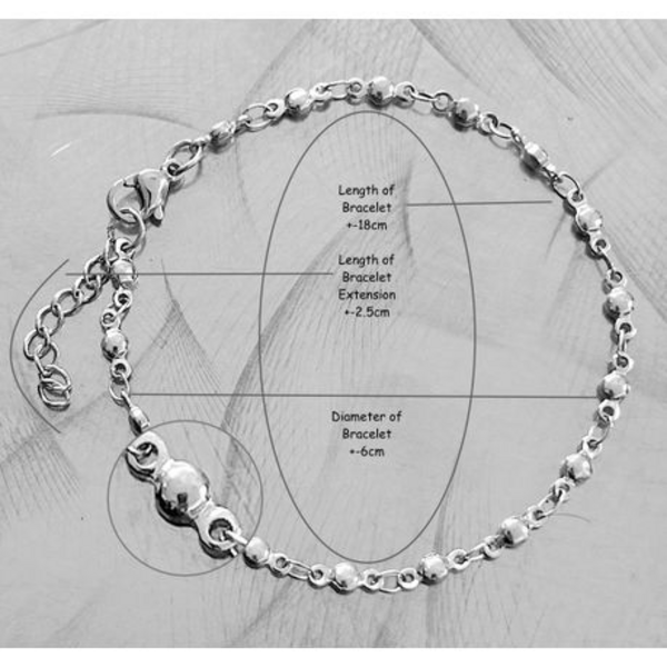 Shimmer and Shine: The Bead and Link Silver Bracelet