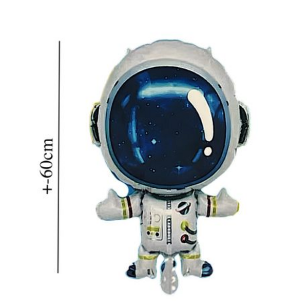 5-Piece Astronaut and Space Happy Birthday Themed Foil Balloon Decoration Set - Image 4