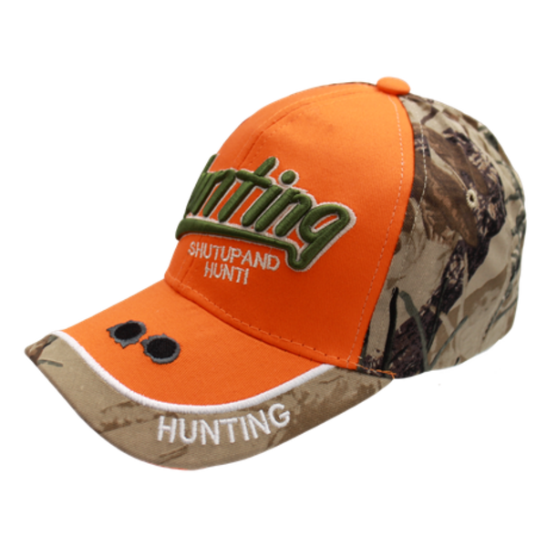 Wolfhound - Hunt in Style with the ShutUp and Hunt - Orange Baseball Cap