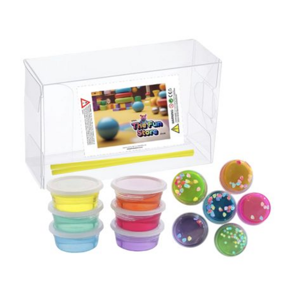 Squishy, Stretchy, Sensory Fun: 12 Tubs of Gooey Goodness! Slime Sensation!