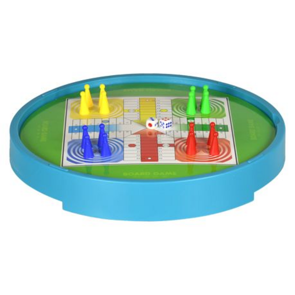 5-in-1 Family Fun Board Games - Chess, Checkers, Backgammon, Ludo & Goose