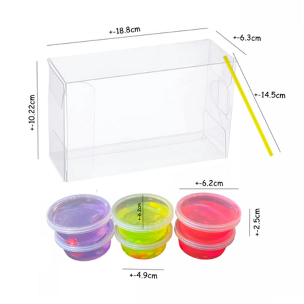 Squishy, Stretchy, Sensory Fun: 12 Tubs of Gooey Goodness! Slime Sensation!