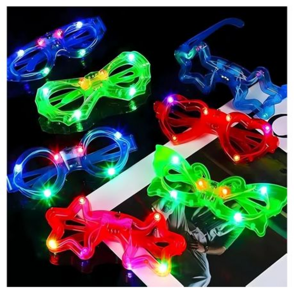6 Piece Brighten Any Bash with These Glow-Tastic Party Pack Glasses!