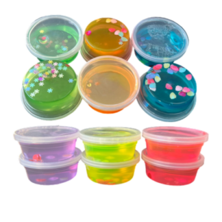 Squishy, Stretchy, Sensory Fun: 12 Tubs of Gooey Goodness! Slime Sensation!