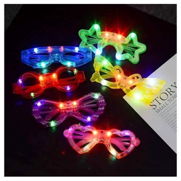 6 Piece Brighten Any Bash with These Glow-Tastic Party Pack Glasses!