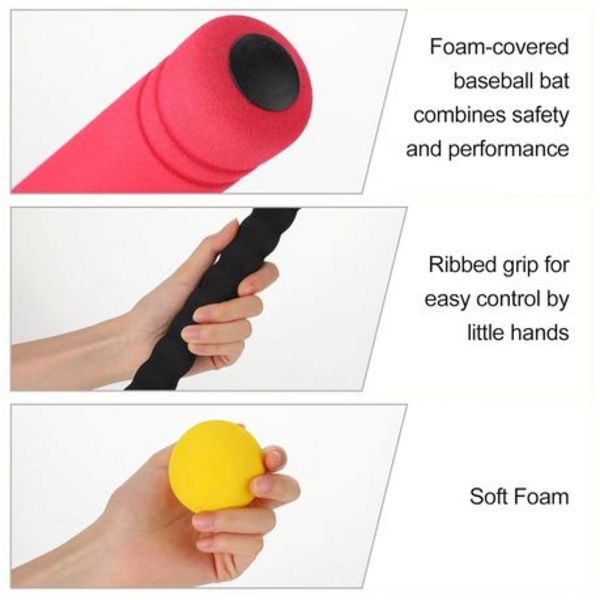 Hit a Home Run with Our Soft Foam Baseball Set - Image 3
