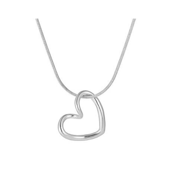 Love at First Sight: The Elegant Hollow Heart Pendant - Image 10