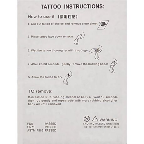 Blossom into Fun: Bulk Sets of Flower and Rose Temporary Tattoos - Pack of 20 - Image 3