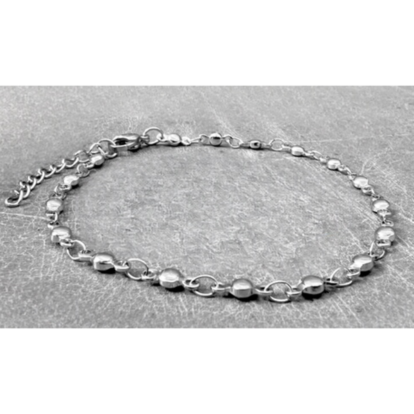 Shimmer and Shine: The Bead and Link Silver Bracelet