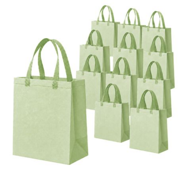 12 Pack Non-Woven Reusable Tote Gift Shopping Bags with Handles - Image 23
