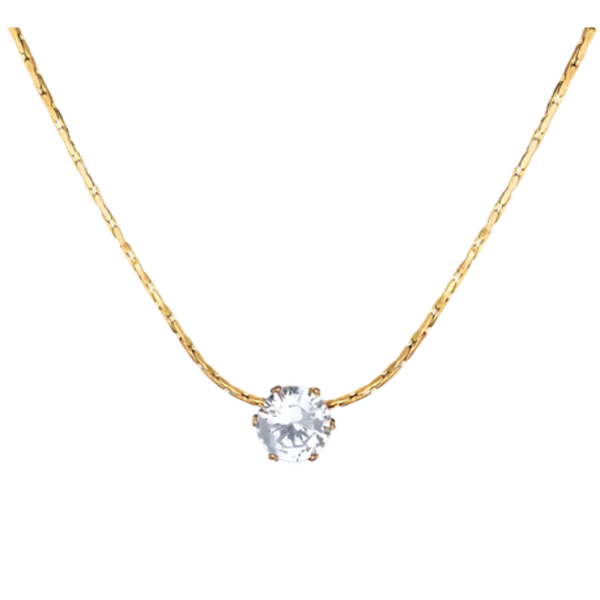 The Minimalist Magic of the Solitaire Zircon Pendant
