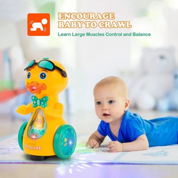Quackers Galore! The Wacky Toy Ducking Rolles around Your Home