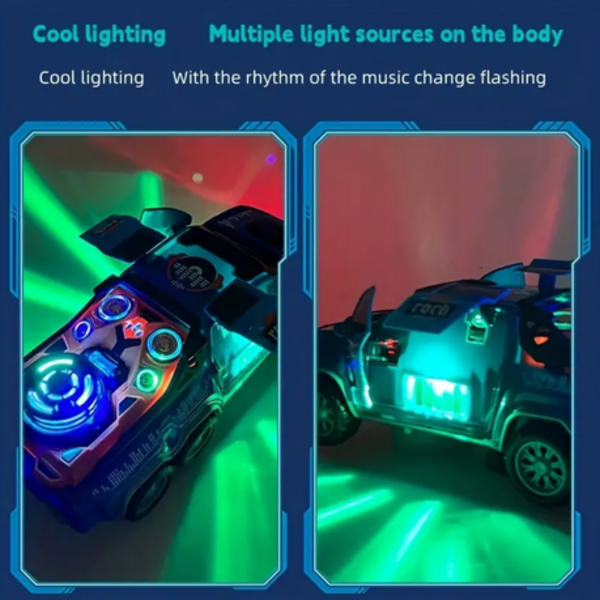 Rotating Stunt Pickup Truck Electric Off-Road Vehicle Music Lights Car - Image 3