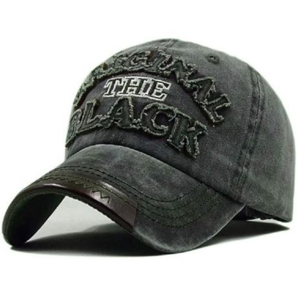 Black - Step Up Your Style with the Washed Classic Vintage Retro Baseball Cap! - Image 3