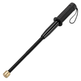 Spring Top Metal Baton - Extendable Flexible Telescopic 46cm Defense Rod