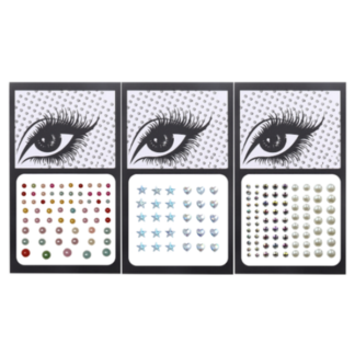 Multicolour Body & Face Art Gems Jewels Rhinestone Stickers Self Adhesive