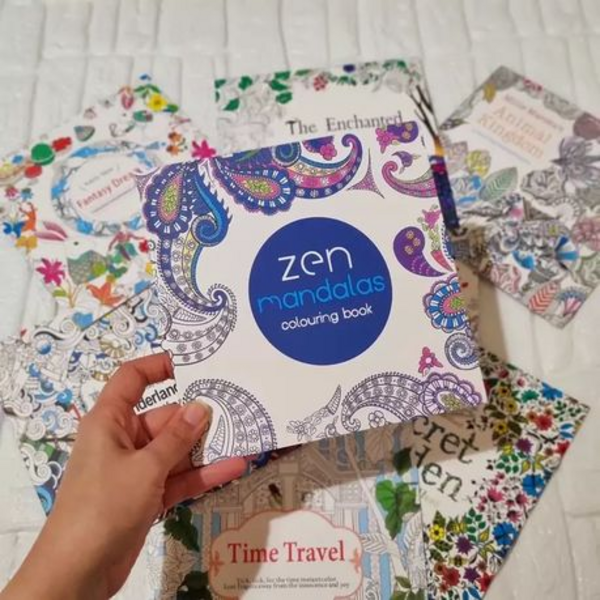 Find Your Inner Peace: 24-Page Zen Mandalas Creative Colouring Book