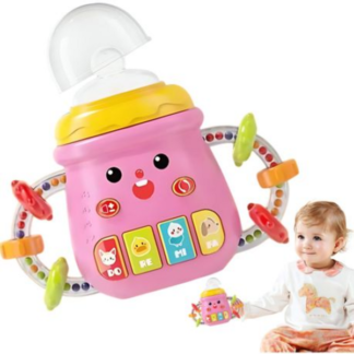 Baby's First Musical Friend - Colourful Baby Bottle-Shaped Educational Toy