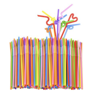 Sip, Sip, Hooray! The Ultimate Straw Sensation! 200 Multi-Coloured Pack!