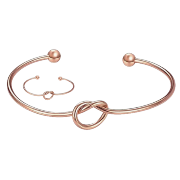 Love is in the Loop and on Your Wrist - The Love Knot Bangle & Ring Set! - Image 13