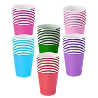 Colorful Celebrations: 60-Piece Party Pack Paper Cups