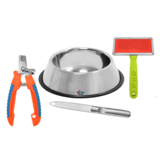 The One-Stop Shop for MeOw and Bow-Wow Wow! Cat or Dog Starter Set