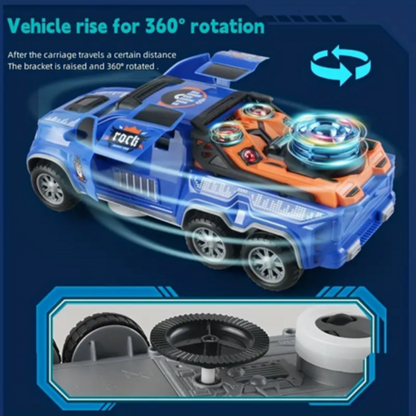 Rotating Stunt Pickup Truck Electric Off-Road Vehicle Music Lights Car - Image 4