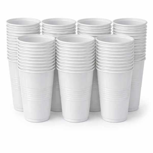 50 Disposable Party Cups - 470ml / 16oz Sturdy Plastic Drinking Cups - Image 17